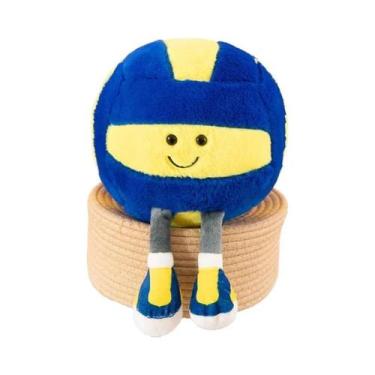 Imagem de Brinquedos De Pelúcia Esportivos Em Forma De Bola 8 Preta, Futebol, Ba