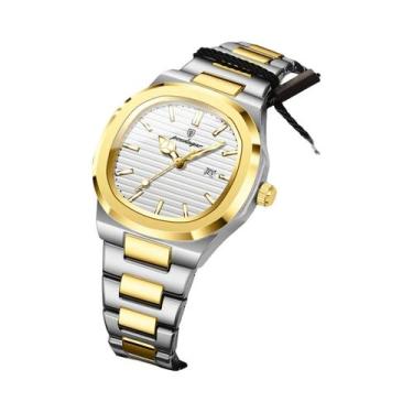 Imagem de Relógio De Pulso Feminino Luxuoso À Prova d'Água Luminoso Em Aço Inoxi