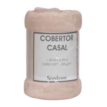 Imagem de Cobertor Super Soft 300g-m² Casal 1,80x2,20m Caqui Sonhare Sultan