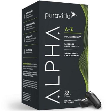 Imagem de Alpha A-Z - Multivitamínico - 30 Capsulas - Puravida-Unissex