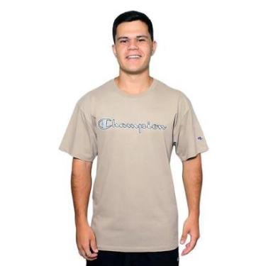 Imagem de Camiseta Manga Curta Champion Lev Mc Script Metal Branco-Masculino