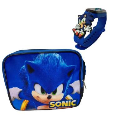 Imagem de Homem Aranha Conjunto Relógio Digital e Lancheira Térmica para Criança