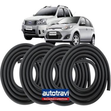 Imagem de Kit 4 Borracha Guarnição de Porta Fiesta Rocan 2003 a 2014 Ecosport 20
