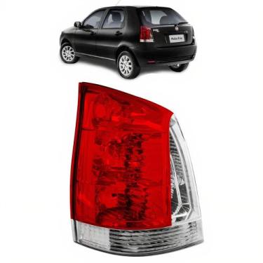Imagem de Lanterna Traseira Palio 2004 2005 2006 07 a 2016 BICOLOR - Esquerdo - 