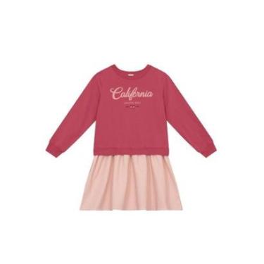 Imagem de Vestido infantil menina em moletinho Brandili-Feminino