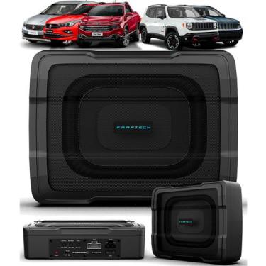 Imagem de Caixa Amplificada Subwoofer 6x8 Faaftech FT-SW68 UC Fiat Argo Cronos T