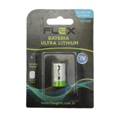 Imagem de Pilha Bateria Flex Ultra Lithium CR2 3V para Câmeras