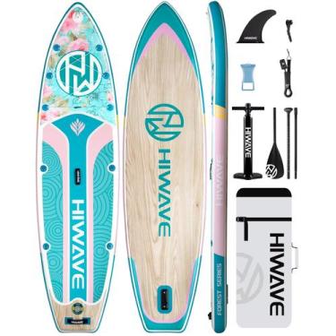 Imagem de Prancha de Stand Up Paddle Inflável Hiwave 335x86x15cm Capacidade 190k