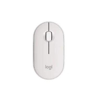 Imagem de Mouse Sem Fio Logitech Pebble 2 M350s Ambidestro, Branco