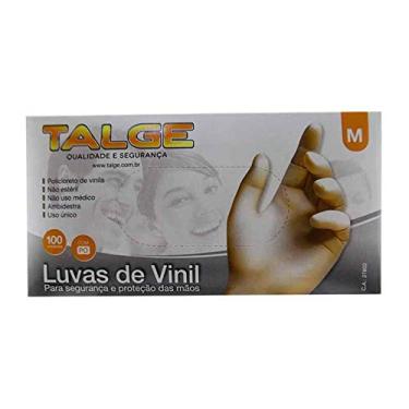 Imagem de LUVA DE VINIL TAMANHO M COM PO / 100UN / TALGE