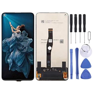 Imagem de LIYONG Peças sobressalentes de reposição para visor LCD, tela LCD e digitalizador conjunto completo para Huawei Honor 20 Pro (preto) peças de reparo (cor: preto)