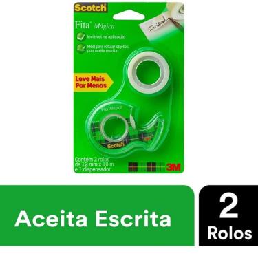Imagem de Fita Magica 12MM X 10M 2 Rolos 1 Suporte