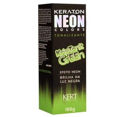 Imagem de Kert Keraton Neon Colors Tonalizante Cor Kriptonit Green - 100G