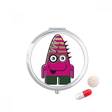 Imagem de Caixa de armazenamento de medicamentos com monstro alienígena rosa do universo