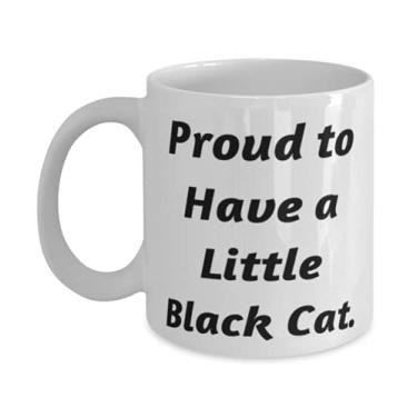 Imagem de Lindo gato preto, orgulhoso de ter um pequeno gato preto, lindo aniversário dos amigos