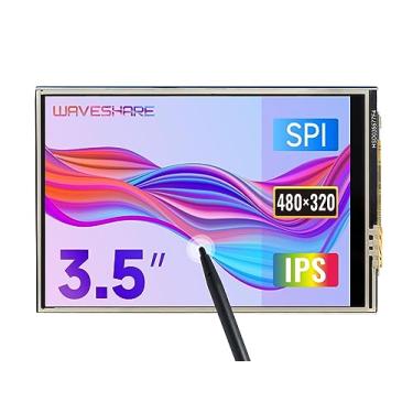 Imagem de Waveshare 3.5inch RPi LCD (C) 320X480 Resolution Touch Screen TFT Display Designed for Any Revision of Raspberry Pi 4 125MHz High-Speed SPI Directly-pluggable
