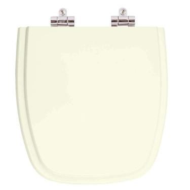 Imagem de Assento Sanitário Poliester Soft Close City Pergamon (Bege Claro) para vaso Celite