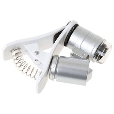 Imagem de Mini Microscópio De Celular Com Ampliação De 60X Led
