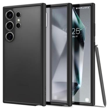 Imagem de Capa Spigen para Samsung Galaxy S24 Ultra: Ultra Híbrida [Antiamarelecimento][à prova de choque] para Samsung Galaxy S24 Ultra - Preto Gelo