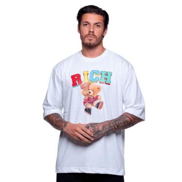 Imagem de Camiseta Rich Young Oversized Teddy Basketball Branca-Masculino