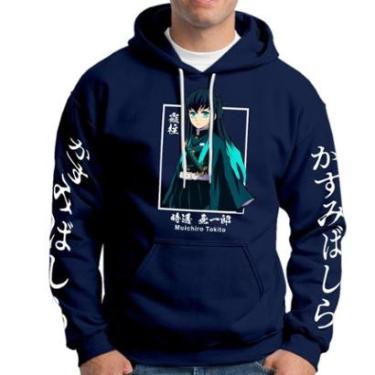Imagem de Moletom Demon Slayer Hoodies Tanjiro Kamado Blusa De Frio Em Algodão Com Capuz-Unissex