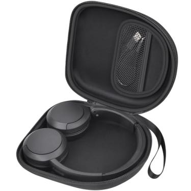 Imagem de Capa de fone de ouvido compatível com Sony WH-CH520/WH-1000XM4/ para JBL Tune 720BT/510BT fones de ouvido sem fio Bluetooth intra-auricular, bolsa para fone de ouvido com cancelamento de ruído - preta