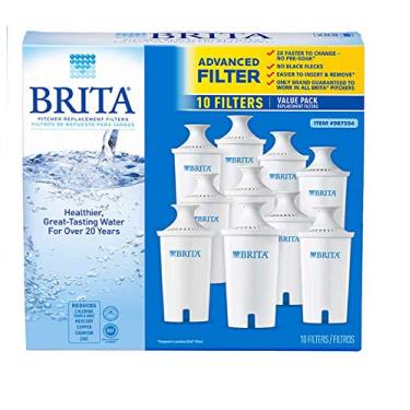 Imagem de Brita Advanced Pitcher Filter SpecialQuantity Pack (pacote com 10 no total) (embalagem pode variar)