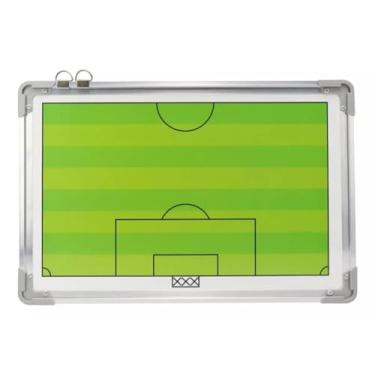 Imagem de Quadro Prancheta Tatica Futebol Tecnico Futsal Magnetica Portatil Duplaface