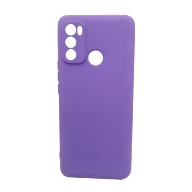 Imagem de Capa Capinha para MOTOROLA moto g60 Xt2135 tela 6.8 Silicone Aveludada