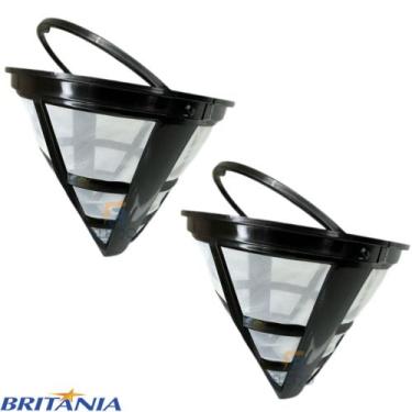 Imagem de Kit em Oferta c/2 Filtros Permanentes Cafeteiras Britania CP30 e Cp38