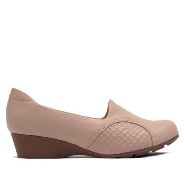 Imagem de Sapato Feminino Modare Anabela Bege, Bege, 37