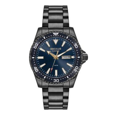 Imagem de Relógio Seculus Masculino Ref: 44237gpsvpa4 Automático Black