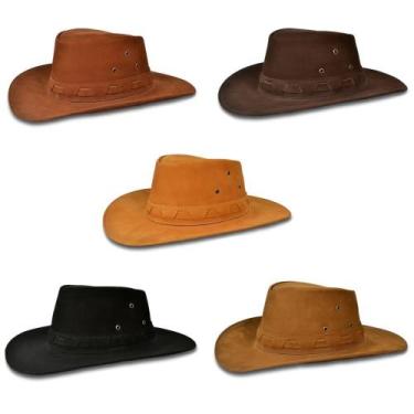 Imagem de Chapéu De Couro Original De Fazendeiro Masculino E Feminino - FABRICAÇ