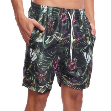 Imagem de Shorts Estampado estilo Mauricinho - Ox Silver, Masculino, GG, Roxo