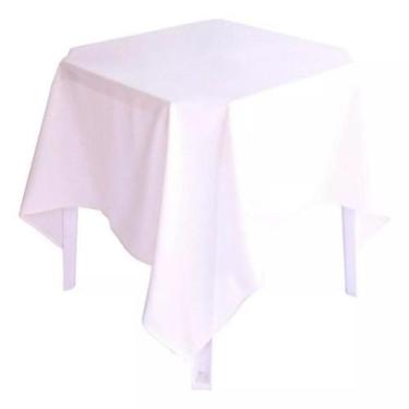 Imagem de Kit 10 Toalhas de Mesa Tecido Oxford Quadrada 1,50m x 1,50m - HD Enxov