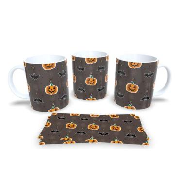 Imagem de Canecas de Porcelana Personalizadas Halloween - Estampa Sublimada, Mod