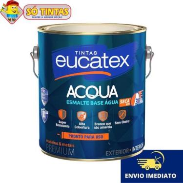 Imagem de Tinta Esmalte Sintético Acqua Base Água Premium 3,6 Litros Eucatex Bra