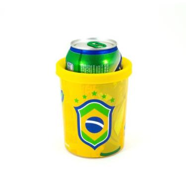 Imagem de Porta Latinha Cerveja ou refrigerante Copa do Mundo Plasútil