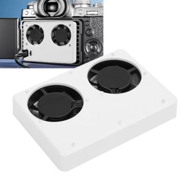 Imagem de Ventilador Resfriamento Câmera Atualização, Vídeo Câmera Silencioso 2 Velocidades Ventilador Resfriamento Duplo, Resfriamento Externo Câmera para A7M4 ZVE1 A6700 A7C2 ZV E10 ZV1