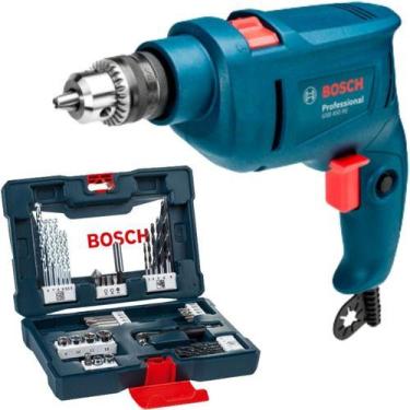 Imagem de Furadeira Bosch Gsb 450 Re Kit Bits Brocas 41 Peças 110v