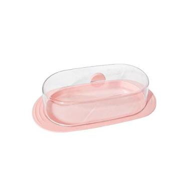 Imagem de Porta Bolo Rocambole Torta Doces Boleira Com Tampa Transparente Em Acr