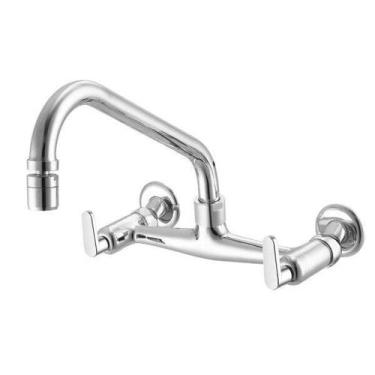 Imagem de Misturador de Cozinha Parede 3003 C 18 1/4V BA Uni Meber Metais