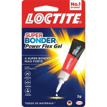 Imagem de Cola Adesivo Instantâneo Super Bonder Power FLEX GEL 2G - Henkel