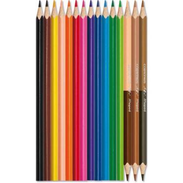Imagem de Lápis de COR Triangular Color PEPS 12 CORES+3 Duo Pele - Maped
