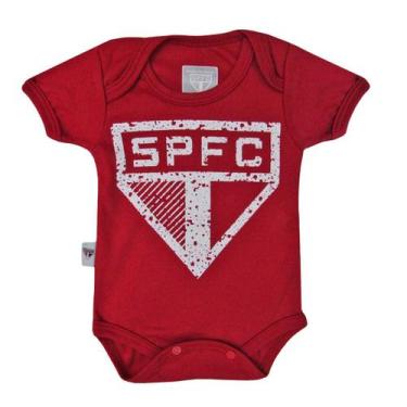 Imagem de Body São Paulo Bebe Recem Nascido Oficial Escudo Revedor, Vermelho, G 