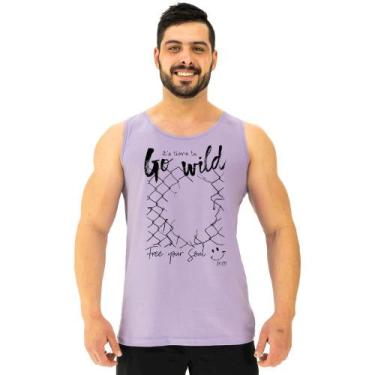 Imagem de Regata Clássica Masculina MXD Conceito Go Wild, EGG, Lilás