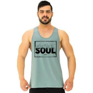 Imagem de Regata Menos Cavada Masculina MXD Conceito Soul Alma, Azul claro, G