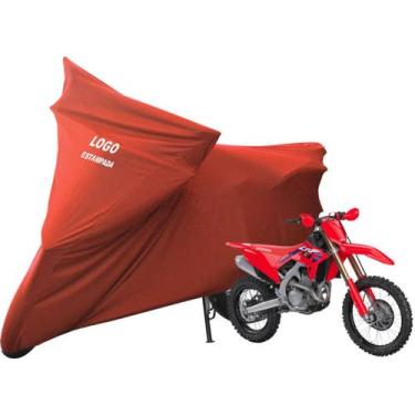 Imagem de Capa De Tecido Helanca Lycra Para Moto Honda CRF 250RX - Mz, Vermelha