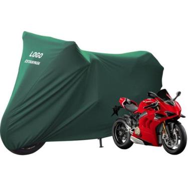 Imagem de Capa Para Proteger Moto Ducati Panigale V4 S - Mz, Verde