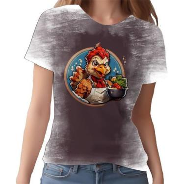Imagem de Camiseta Camisa Tshirt Chefe Galo Cozinheiro Cozinha 2 - Enjoy Shop, B